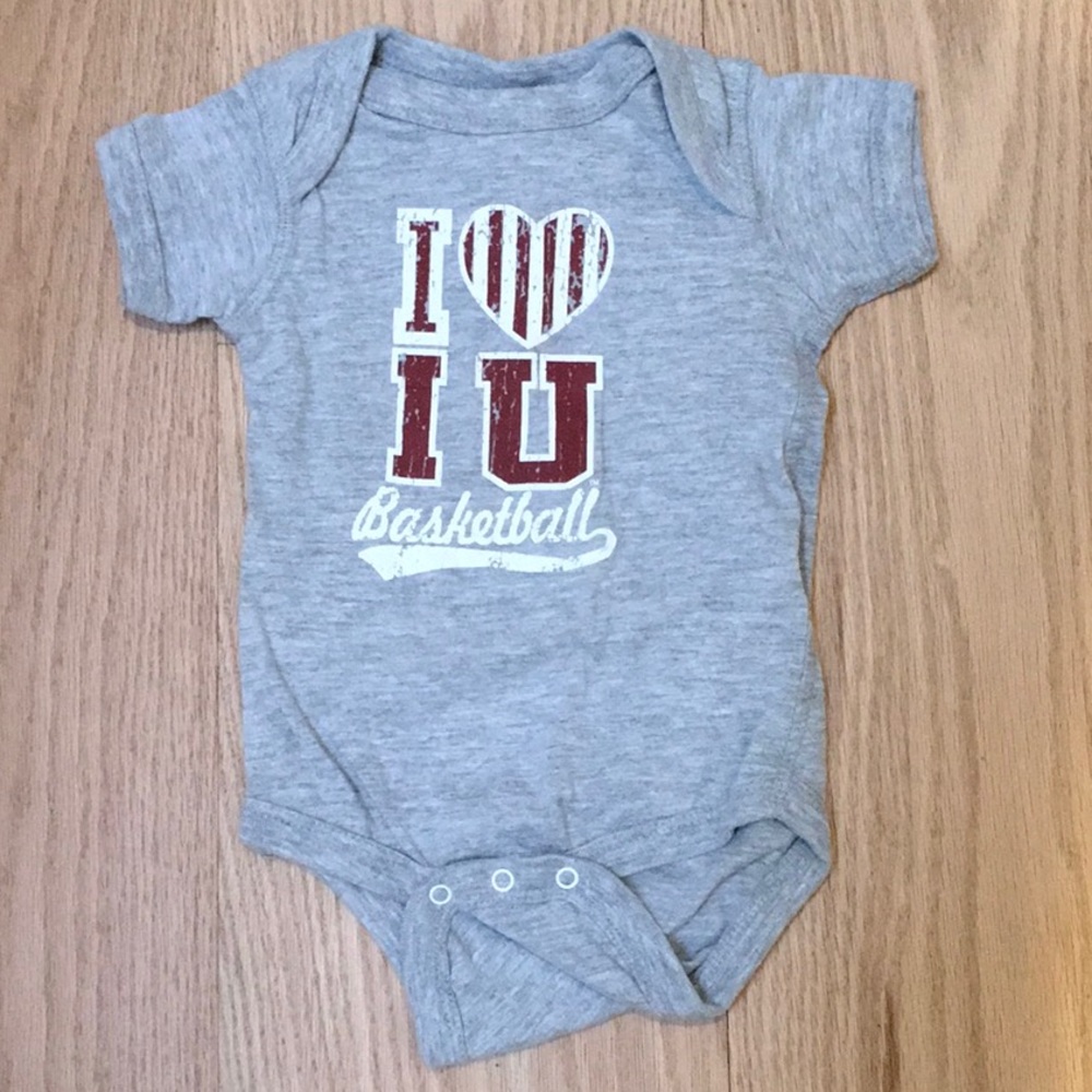 Indiana university baby onesie size 6 months